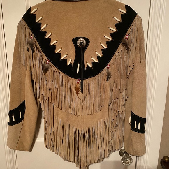 Suede fringed jacket - Picture 2 of 5